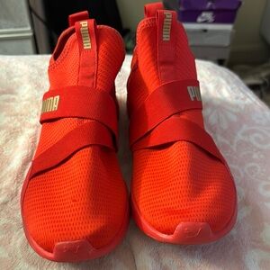 PUMA Red Athletic Sneakers